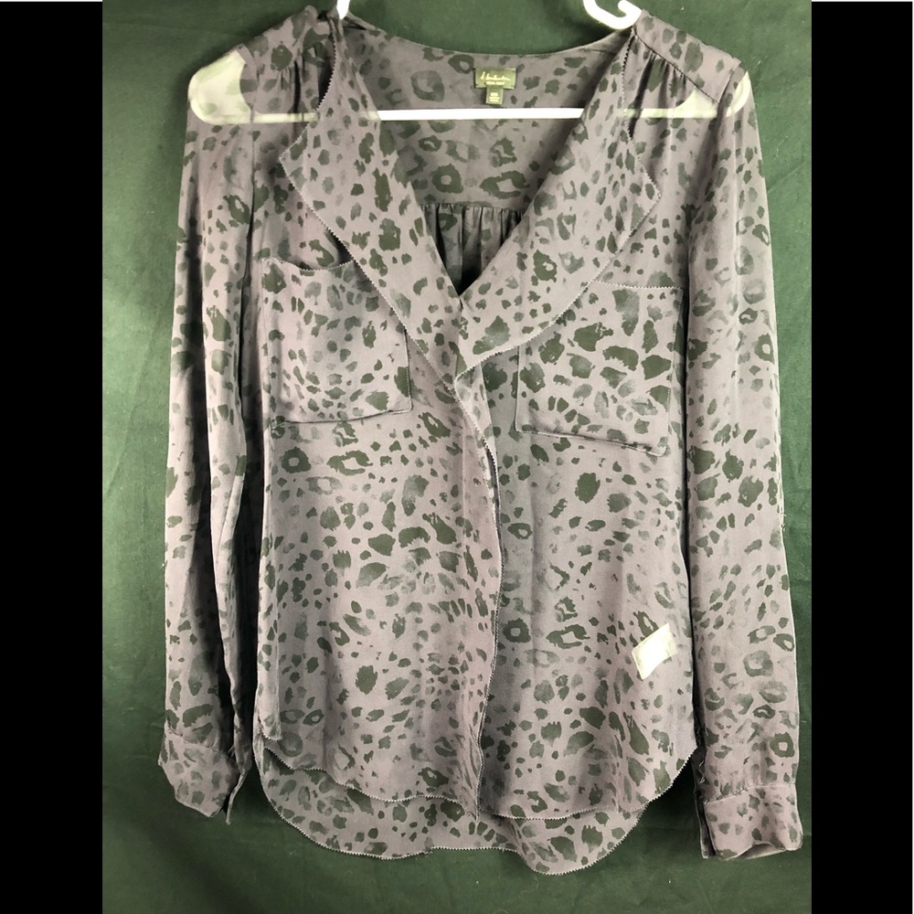 T. Babaton leopard shirt